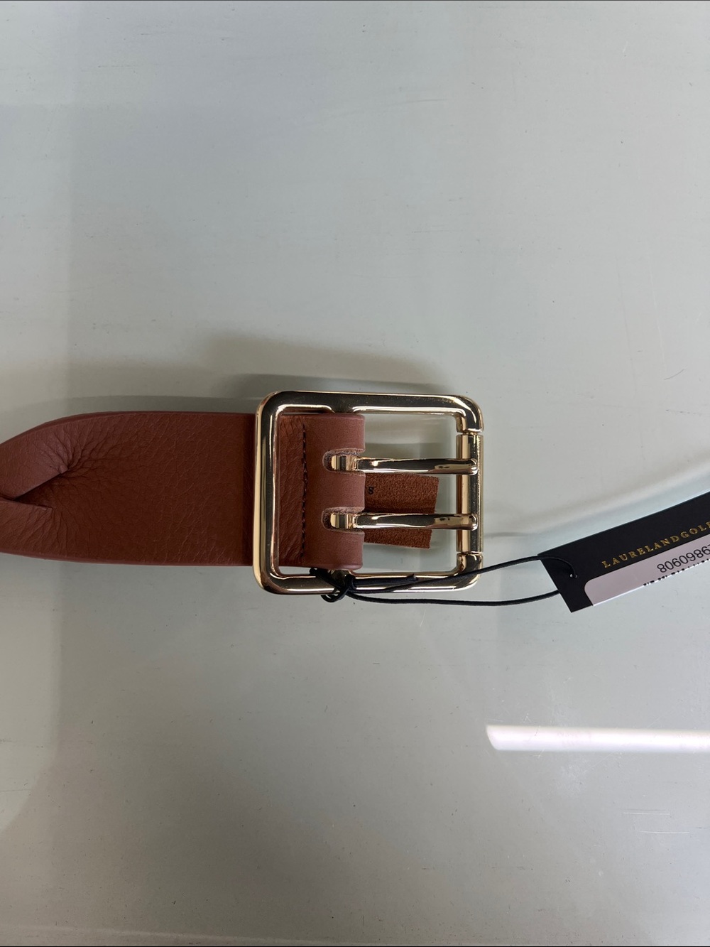 NWT Malibu Braided Belt Laurel and Gold